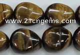 CTE114 15.5 inches 18*22mm nugget yellow tiger eye beads wholesale