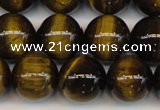 CTE1212 15.5 inches 10mm round AB grade yellow tiger eye beads