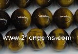 CTE1218 15.5 inches 6mm round AB+ grade yellow tiger eye beads