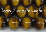 CTE1228 15.5 inches 10mm round A grade yellow tiger eye beads