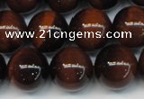 CTE1262 15.5 inches 10mm round AB grade red tiger eye beads