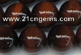 CTE1264 15.5 inches 14mm round AB grade red tiger eye beads