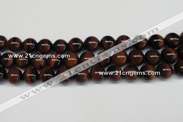 CTE1264 15.5 inches 14mm round AB grade red tiger eye beads