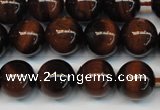 CTE1268 15.5 inches 6mm round AB+ grade red tiger eye beads