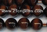 CTE1269 15.5 inches 8mm round AB+ grade red tiger eye beads