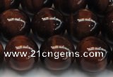 CTE1279 15.5 inches 12mm round A grade red tiger eye beads