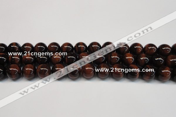 CTE1279 15.5 inches 12mm round A grade red tiger eye beads