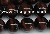 CTE1292 15.5 inches 6mm round AA grade red tiger eye beads