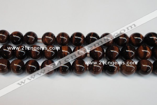 CTE1303 15.5 inches 12mm round AAA grade red tiger eye beads