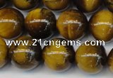 CTE1311 15.5 inches 8mm round B grade yellow tiger eye beads