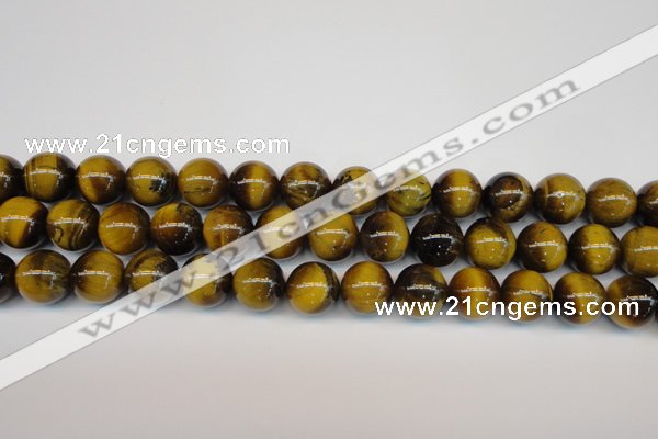CTE1312 15.5 inches 10mm round B grade yellow tiger eye beads