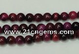 CTE135 15.5 inches 6mm round dyed tiger eye gemstone beads