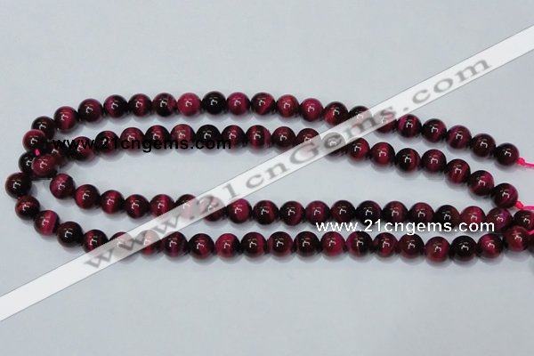 CTE137 15.5 inches 10mm round dyed tiger eye gemstone beads