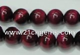 CTE138 15.5 inches 12mm round dyed tiger eye gemstone beads