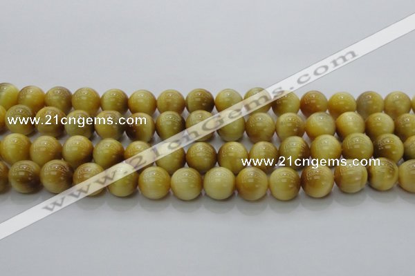 CTE1404 15.5 inches 12mm round golden tiger eye beads wholesale