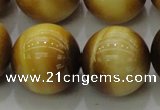 CTE1407 15.5 inches 18mm round golden tiger eye beads wholesale