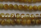 CTE1410 15.5 inches 4mm round golden tiger eye beads wholesale