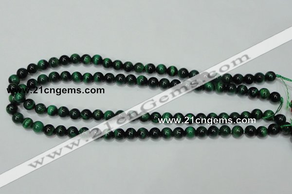 CTE142 15.5 inches 8mm round dyed tiger eye gemstone beads