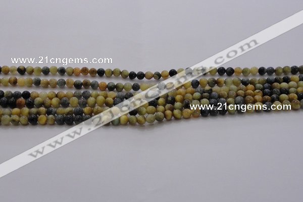 CTE1420 15.5 inches 4mm round golden & blue tiger eye beads wholesale