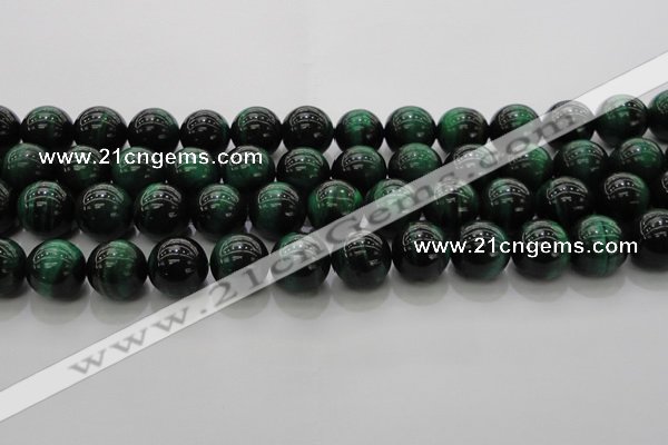 CTE1424 15.5 inches 12mm round green tiger eye beads wholesale