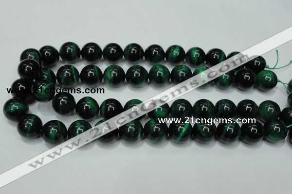 CTE146 15.5 inches 16mm round dyed tiger eye gemstone beads
