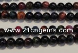 CTE147 15.5 inches 6mm round colorful tiger eye beads wholesale