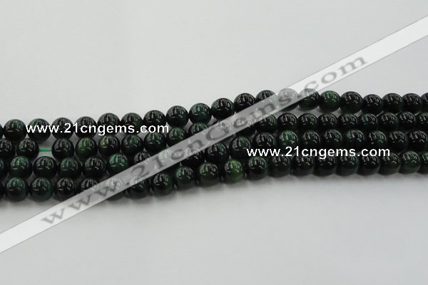 CTE1493 15.5 inches 10mm round green tiger eye beads wholesale