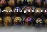 CTE1502 15.5 inches 8mm round AB-color yellow tiger eye beads