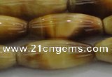 CTE1523 15.5 inches 10*30mm rice golden tiger eye beads wholesale