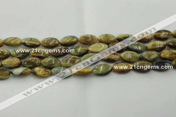 CTE1570 15.5 inches 11*18mm marquise golden & blue tiger eye beads