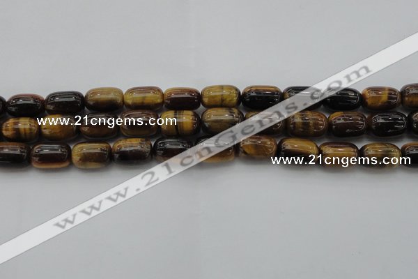 CTE1595 15.5 inches 10*15mm drum yellow tiger eye beads