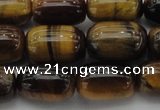 CTE1596 15.5 inches 12*16mm drum yellow tiger eye beads