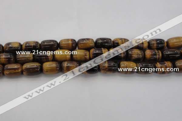 CTE1597 15.5 inches 13*18mm drum yellow tiger eye beads