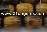 CTE1598 15.5 inches 15*20mm drum yellow tiger eye beads