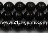 CTE1603 15.5 inches 10mm round AB grade black tiger eye beads