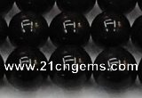 CTE1607 15.5 inches 18mm round AB grade black tiger eye beads