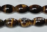 CTE161 15.5 inches 12*20mm rice yellow tiger eye gemstone beads