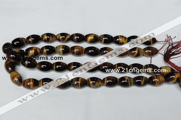 CTE161 15.5 inches 12*20mm rice yellow tiger eye gemstone beads