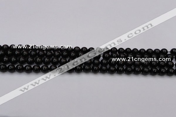 CTE1610 15.5 inches 4mm round A grade black tiger eye beads