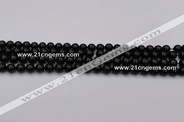 CTE1611 15.5 inches 6mm round A grade black tiger eye beads