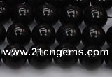 CTE1612 15.5 inches 8mm round A grade black tiger eye beads