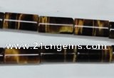 CTE165 15.5 inches 6*12mm column yellow tiger eye gemstone beads