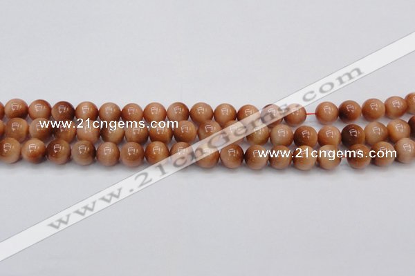 CTE1650 15.5 inches 4mm round sun orange tiger eye beads