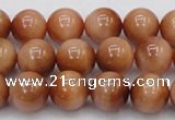 CTE1651 15.5 inches 6mm round sun orange tiger eye beads