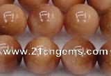 CTE1656 15.5 inches 16mm round sun orange tiger eye beads