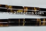 CTE166 15.5 inches 10*20mm column yellow tiger eye gemstone beads