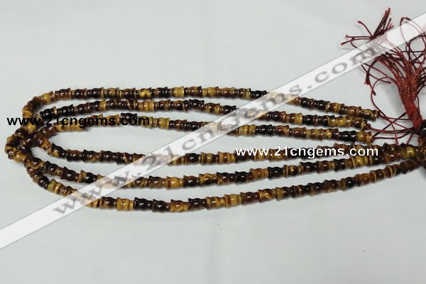 CTE167 15.5 inches 6*8mm yellow tiger eye gemstone beads