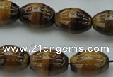 CTE1703 15.5 inches 15*20mm rice yellow tiger eye beads