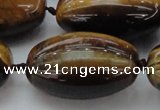 CTE1706 15.5 inches 22*35mm rice yellow tiger eye beads