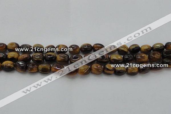 CTE1708 15.5 inches 10*14mm nuggets yellow tiger eye beads